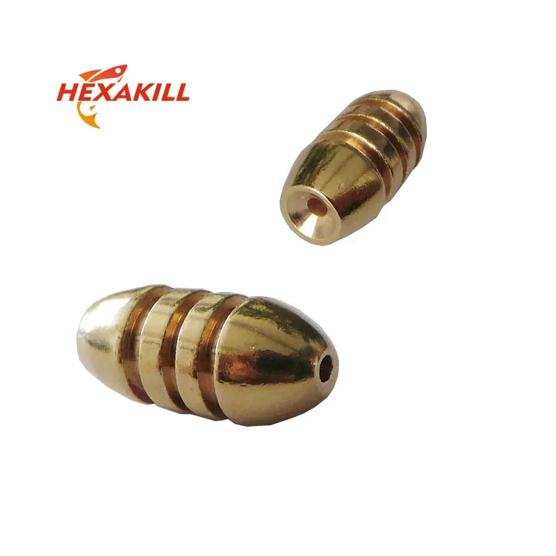 Hexakill 5 шт./лот пуля медное грузило вес пластиковая приманка рыболовное судно аксессуар с быстрым погружением 2g 3,5g 5g 7g 10g распределительная платина