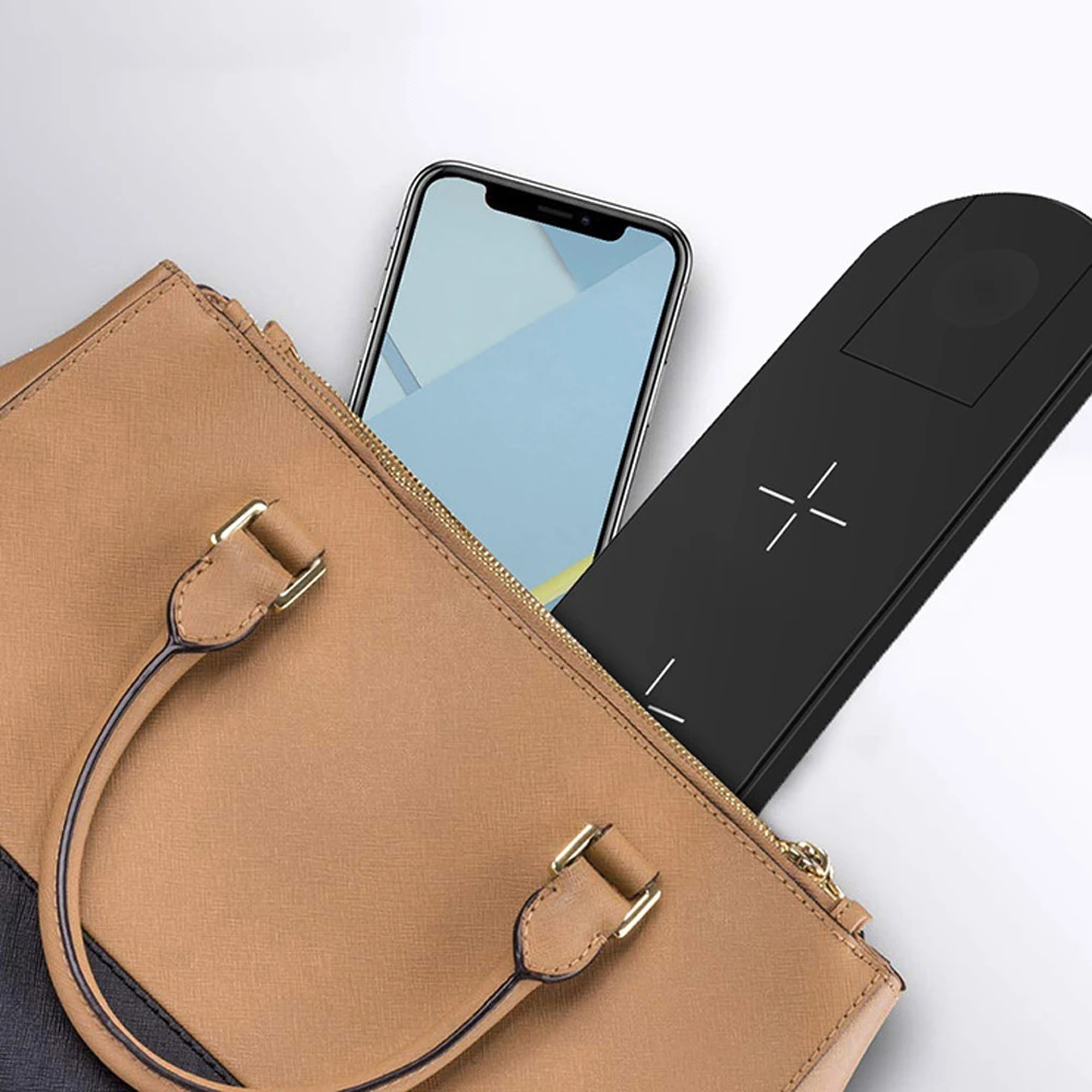 10 Вт быстрая Беспроводная Полная нагрузка 3 в 1 Зарядная площадка для Airpods Apple Watch 4 3 2 1 Qi Беспроводное зарядное устройство для Iphone X Xs Max Xr 8