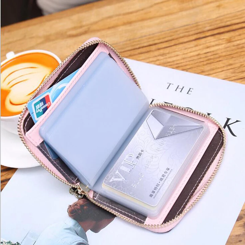 1 Pc Women Tassel Card Holder Wallet Small Credit Case PU Female Zipper Mini Coin Purse | Дом и сад
