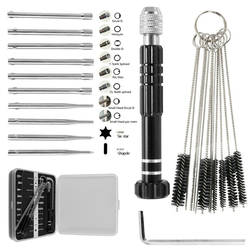 HOT-24Pcs отвертка для карбюратора Регулировочная отвертка Carb бензопила Инструмент шлицевая