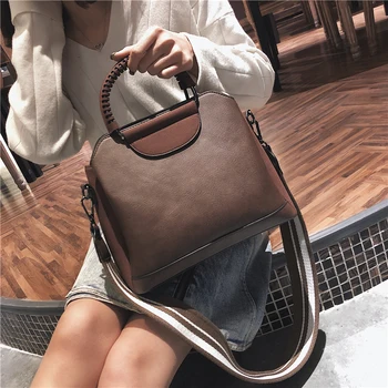 

Large Capacity Women Handbag Pu Leather Crossbody Bag Top-handle Purse Ladies Multi-layer Shoulder Bag Quality Brown Tote Bags