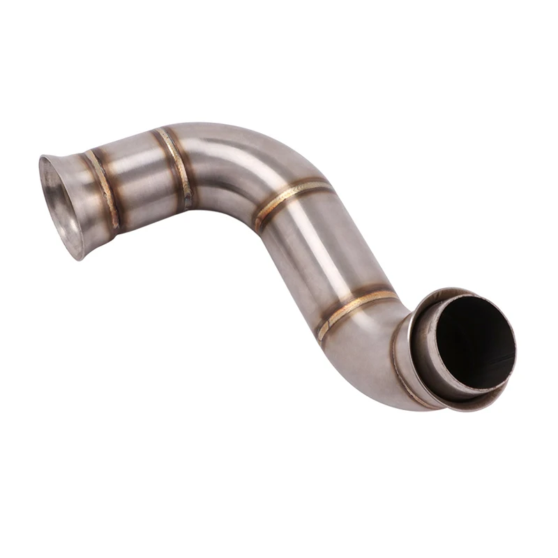 Mid Pipe Motorcycle Stainless Steel Exhaust Pipe Delete Replace