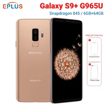 Спринт 6 ГБ 64 ГБ версия samsung Galaxy S9 Plus S9+ G965U мобильный телефон Snapdragon 845 6," 12MP NFC телефон