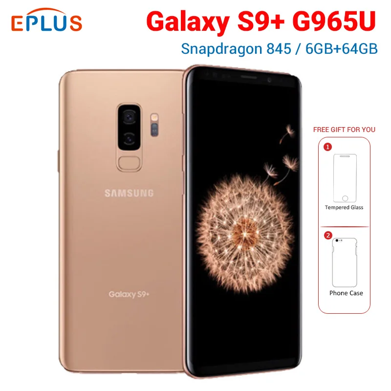 

Brand New Original Sprint 6GB 64GB Version Samsung Galaxy S9 Plus S9+ G965U Mobile Phone Snapdragon 845 6.2" 12MP NFC Phone