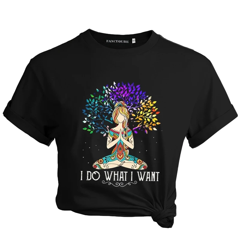 Милая кошка I Do What I Want винтажная женская футболка женская мужская футболка с длинными рукавами топы с круглым вырезом и коротким рукавом