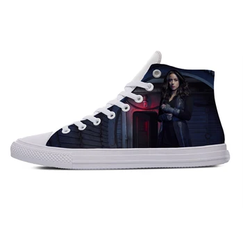 

Agents of S.H.I.E.L.D. TV Hot Cool Fashion Casual Canvas Shoes High Top Breathable Lightweight Sneakers 3D Print For Men Women