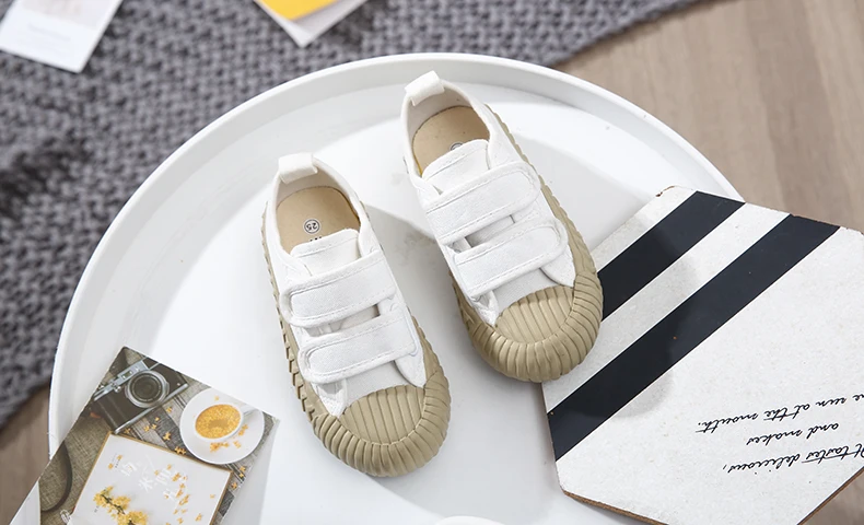 Kids Canvas Shoes Children Biscuit Shoes For Boys Girl Canvas Sneakers Casual Child Leisure Board Shoes Chaussures Enfant Garcon