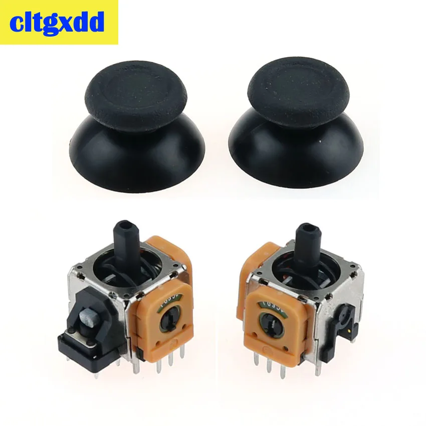 2 Pezzi Joystick Di Gioco 3D Modulo Joystick Analogico Potenziometro Con 2Xblack Thumbsticks Cap Per Playstation 4 Ps4 Pro Controller Re