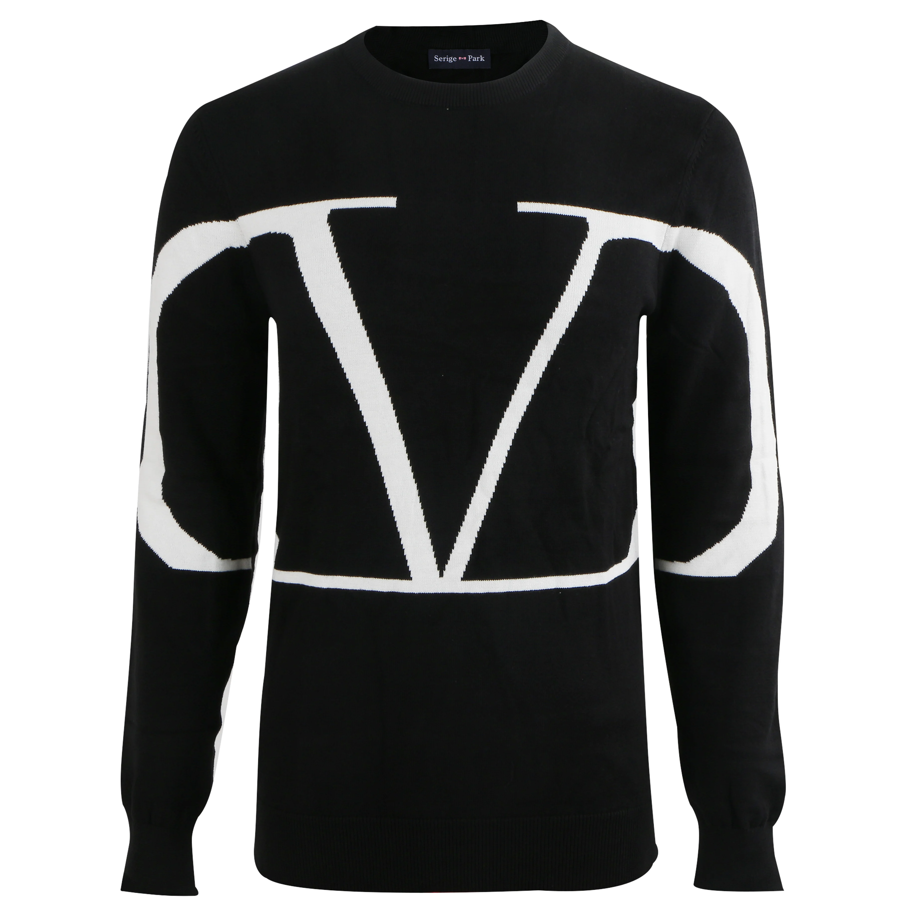 

2019 New Autumn Fashion Brand Casual Sweater VALENTINOOO O-Neck Slim Fit Knitting Men Pullover