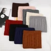 Hot Soft Unisex Brushed Knit Neck Warmer Circle Loop Snood Shawl Thicken Scarf Collar Cowl Go Out Wrap Winter Warm Accessories 3