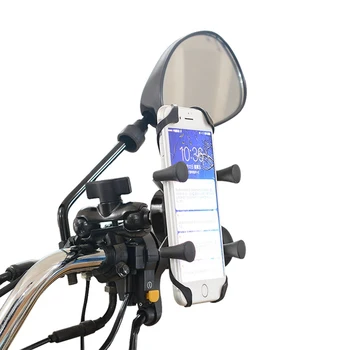 

Universial Motorcycles ATV Adjustable Motorcycle Phone Holder 8146 Bike 360 Degree Motocycle Grip Accessary