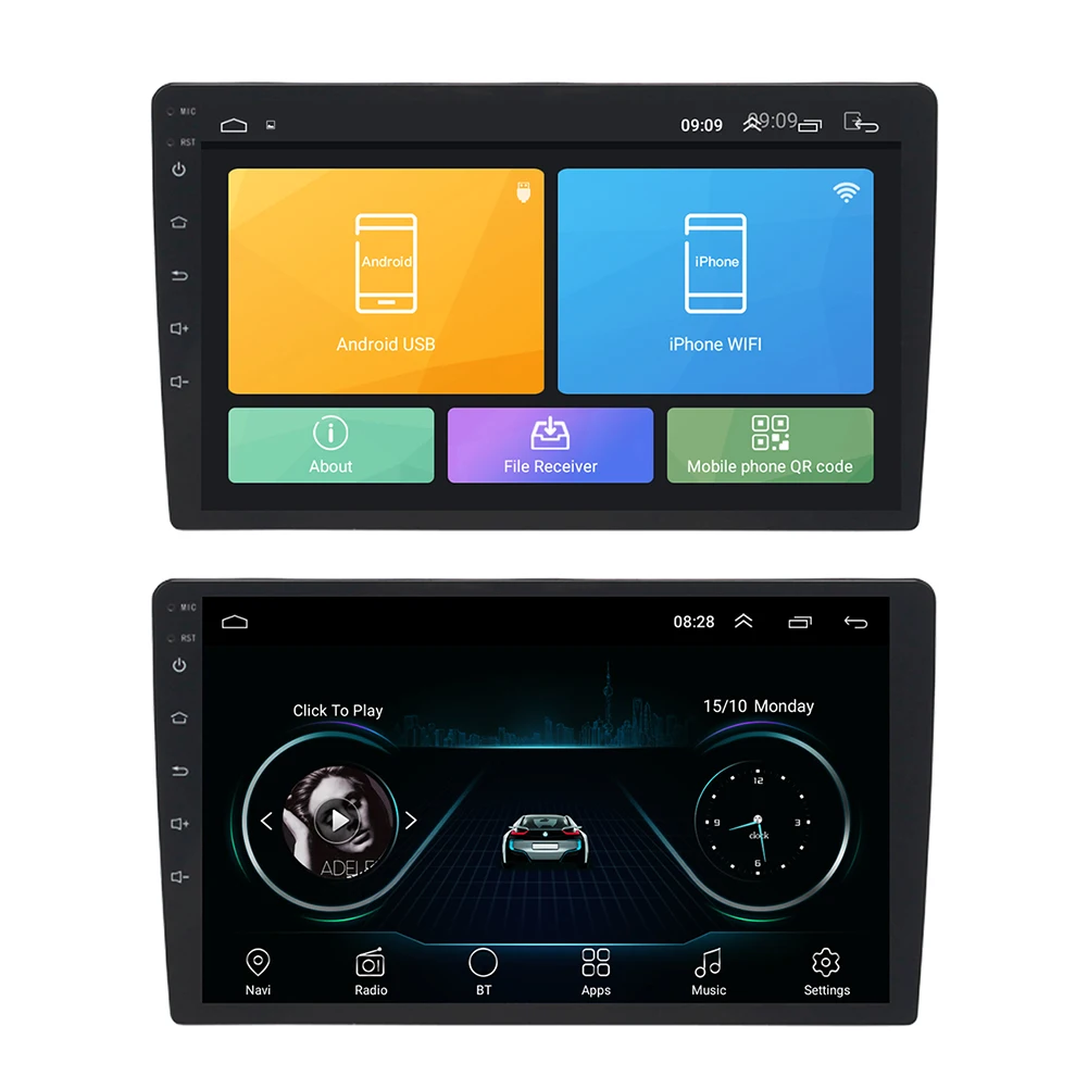 

Multi-function Car Radio 1 DIN 1024x600 DVD Player GPS Navigation Bluetooth WiFi Head Unit Car Intelligent System Multimedia