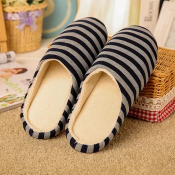 

Women Slippers Men House Indoor Slippers Home Warm Cotton Velvet Shoes Sandals Anti-Slip Home Slippers Warm Shoes ##4