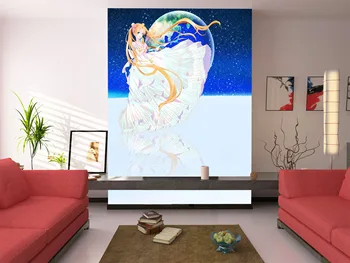 

[Self-Adhesive] 3D Sailor Moon 319 Japan Anime Wall Paper mural Wall Print Decal Wall Murals Belly