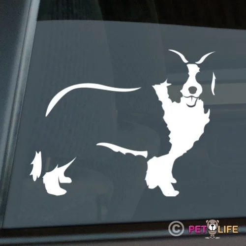 Виниловая наклейка Border Collie Die Cut-v2 овечья собака Наклейка на окно | Игрушки и хобби