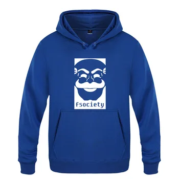 

Mens Hoodies TV Banksy Fsociety Mr. Robot Hoodie Men Fleece Long Sleeve Man's Sweatshirt Skateboard Pullover Moleton Masculino