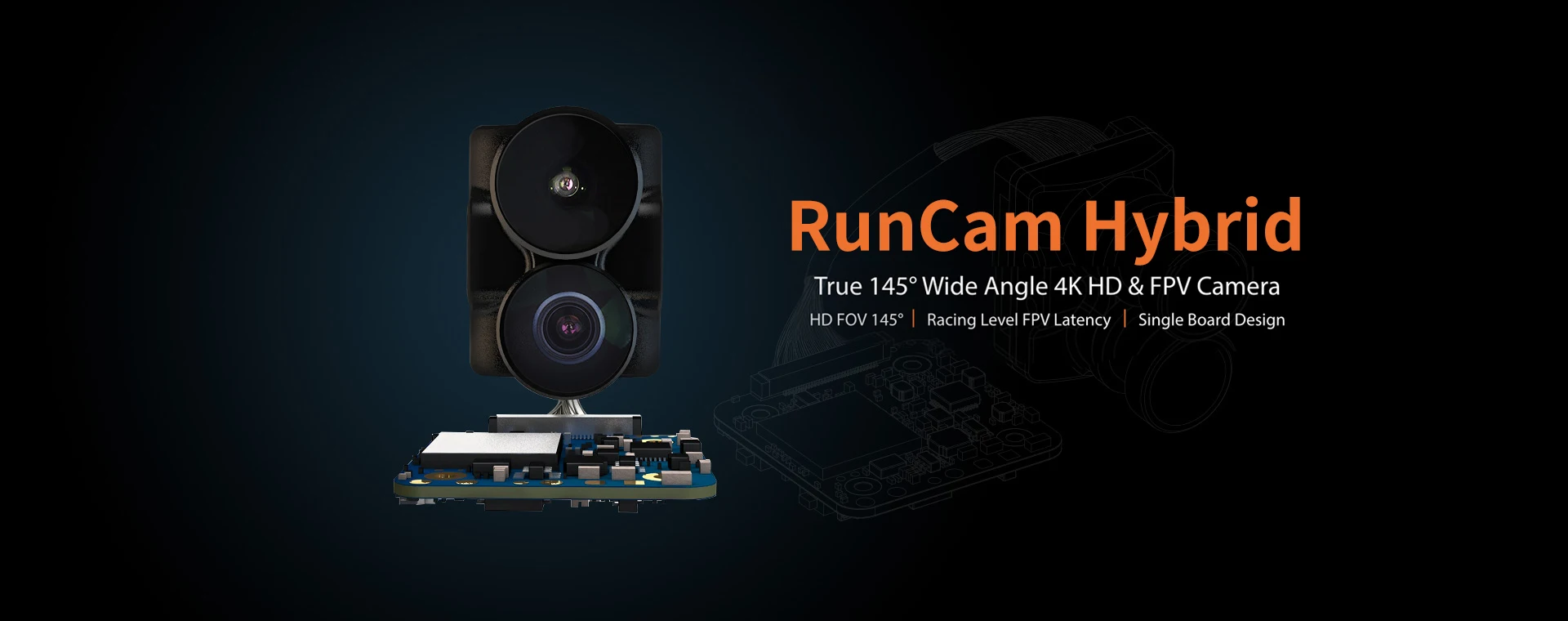 Новое поступление Runcam гибридная Fpv камера HD Запись FOV 145 градусов NTSC/PAL переключаемый SONY 8MP HD Сенсор 5-20 в для RC FPv Дрон