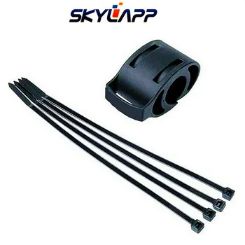 

Black Bicycle watch stand bracket for Garmin Forerunner 610 Bike GPS navigator handlebar bracket base 4 tie Fixed belt strap
