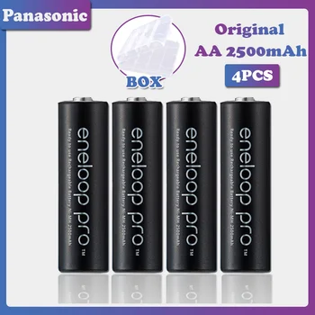 

4pcs Panasonic 1.2V 2500mAh NI-MH AA rechargeable battery For Flashlight Camera remote control PreCharged high capacity Battery