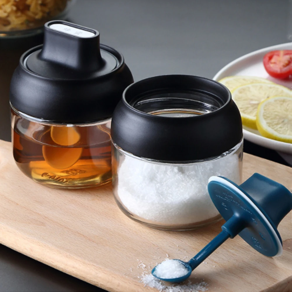 Salt Stainless Steel Storage Container Spice Jar Condiment Pot Seasoning  Bottle