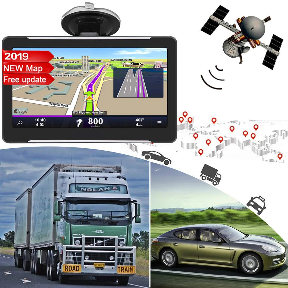 Автомобильная навигация device7-inch HD FM Bluetooth 256Msatellite голосовая навигация Navitel gps-навигация для грузовиков. Навигации автомобиля