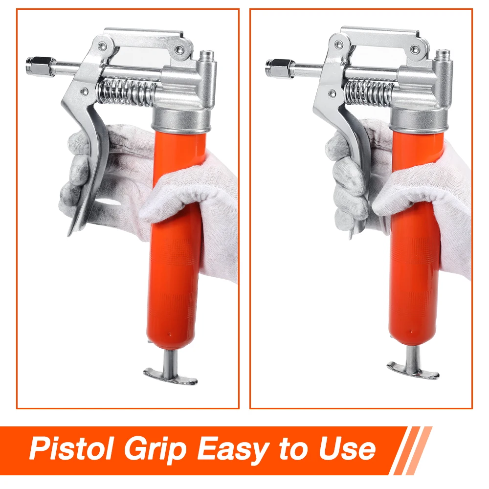 3000PSI Grease Gun Mini Pistol Grip Gun Set Lubrication Oil Syringe For Oil And Car Lubrication Trucks Car Refueling Tool