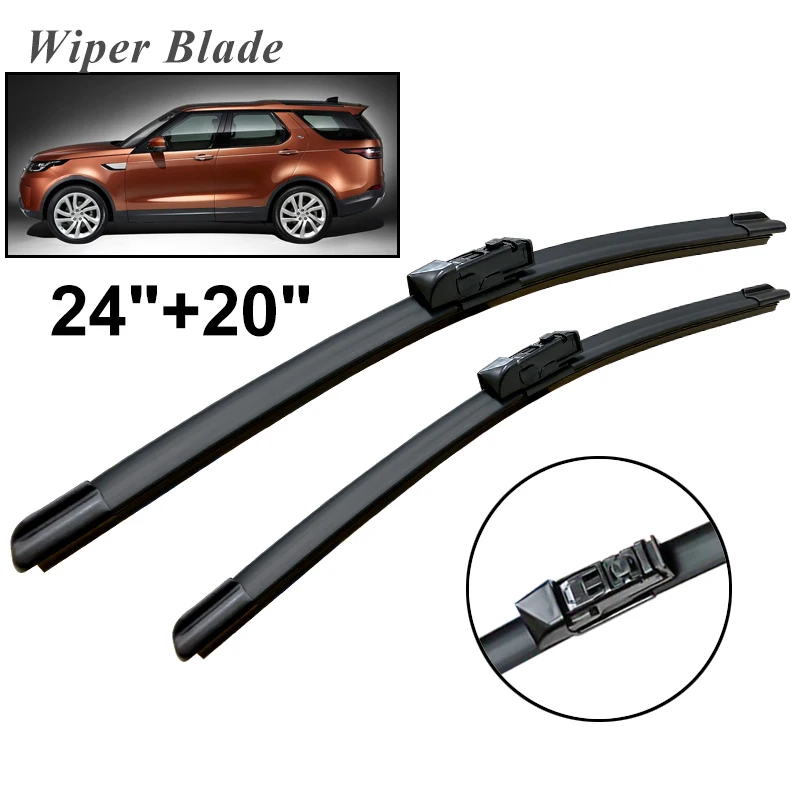 Okowiper RHD & LHD Front Wiper Blades For Land Rover Discovery L462 2017 2018 Windshield
