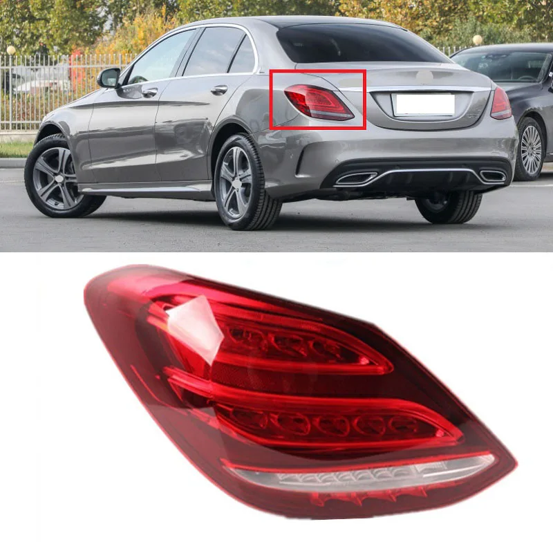 

Yasong For Benz C-class W205 2014 2015 2016 2017 2018 Rear Tail Lamp Taillight Taillamp Stop Lamp Tail Light Assembly