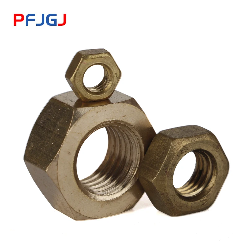 Peng Fa 50 шт. M1.6 M2 M2.5 M3 M4 M5 M6 M8 M10 M36 GB52 медь шестигранные искусственные гайки|Гайки| |