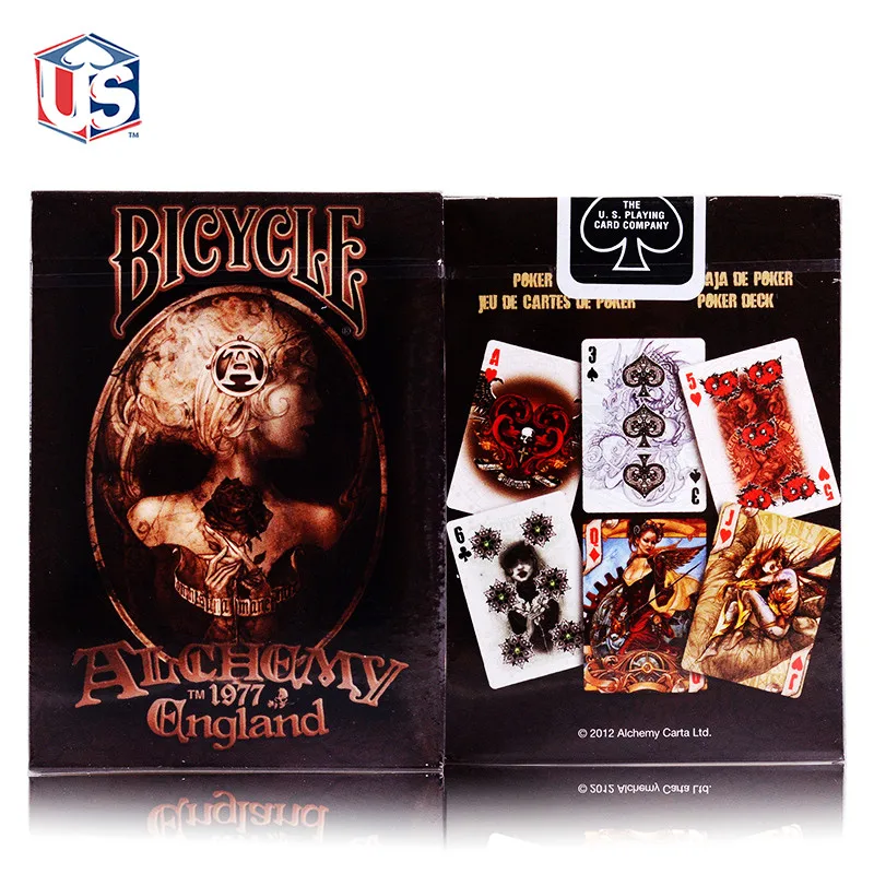

The two generation Poker alchemy Playing Cards Magic Props Magia Deck