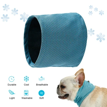 

Summer Pet Cooling Bandana Dog Instant Ice Cold Scarf Bulldog Summer Towel Scarf Bulldog Summer Towel Wrap Neck For Dogs