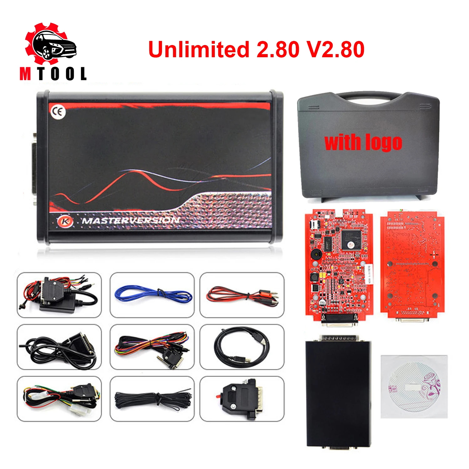 Новое программное обеспечение неограниченный 2 80 V2.80 EU Red KESS V2.8 V2 V5.017 OBD2 инструмент
