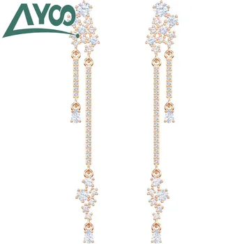 

AYOO high quality SWA classic fashion PENELOPE CRUZ long earrings