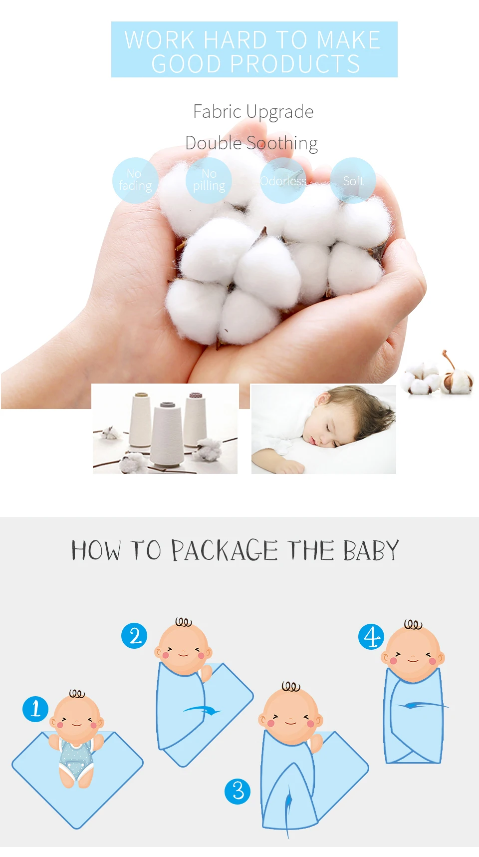 Cobertores do Bebê Macio da Criança Capa de Carrinho Super Sofá Berço Cama Colchas Coelho Engraçado Malha Recém-nascido Infantil Crianças Bebes 100*80cm 6 Cobertores e mantas