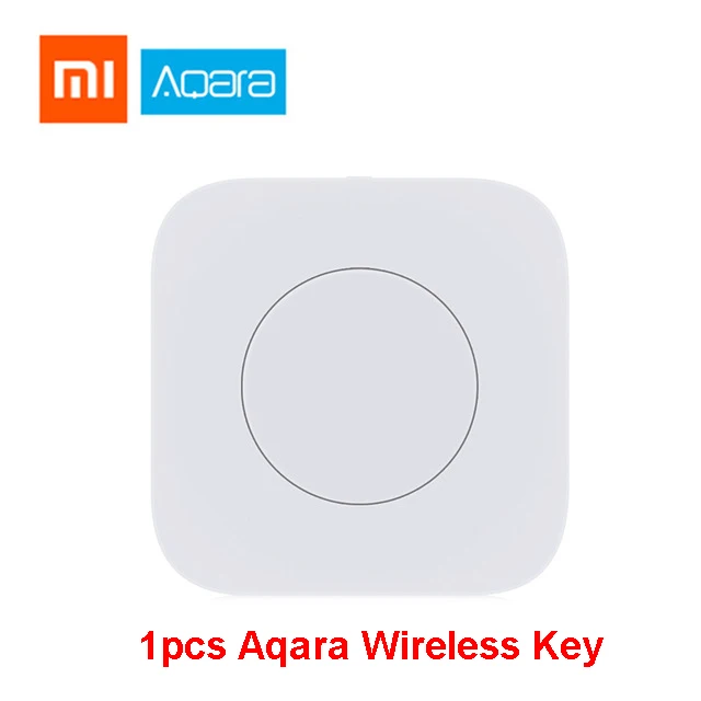 Wireless Key Xiaomi Aqara комплекты умного дома шлюз 3 хаб камера настенный беспроводной переключатель двери окна сенсор дверной звонок беспроводной релейный модуль домашний комплект - Цвет: Wireless Key