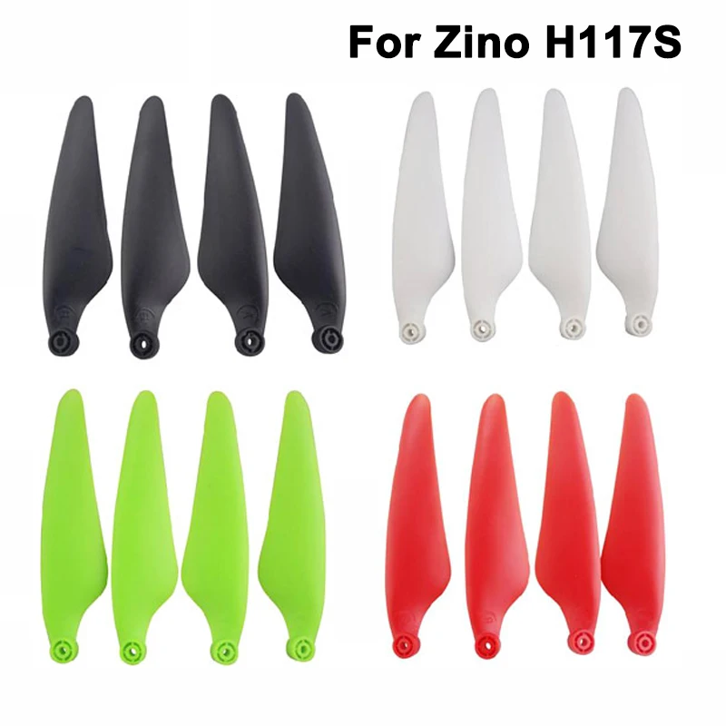 

Цветной Пропеллер для Hubsan Zino H117S RC Дрон Квадрокоптер кленовый лист лезвие крыло запасная часть Аксессуар