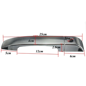 

Silver Chromed Door Handle Covers Set for Land Rover Range Rover 2002 2003 2004 2005 2006 2007 2008 2009 2010 2011 2012