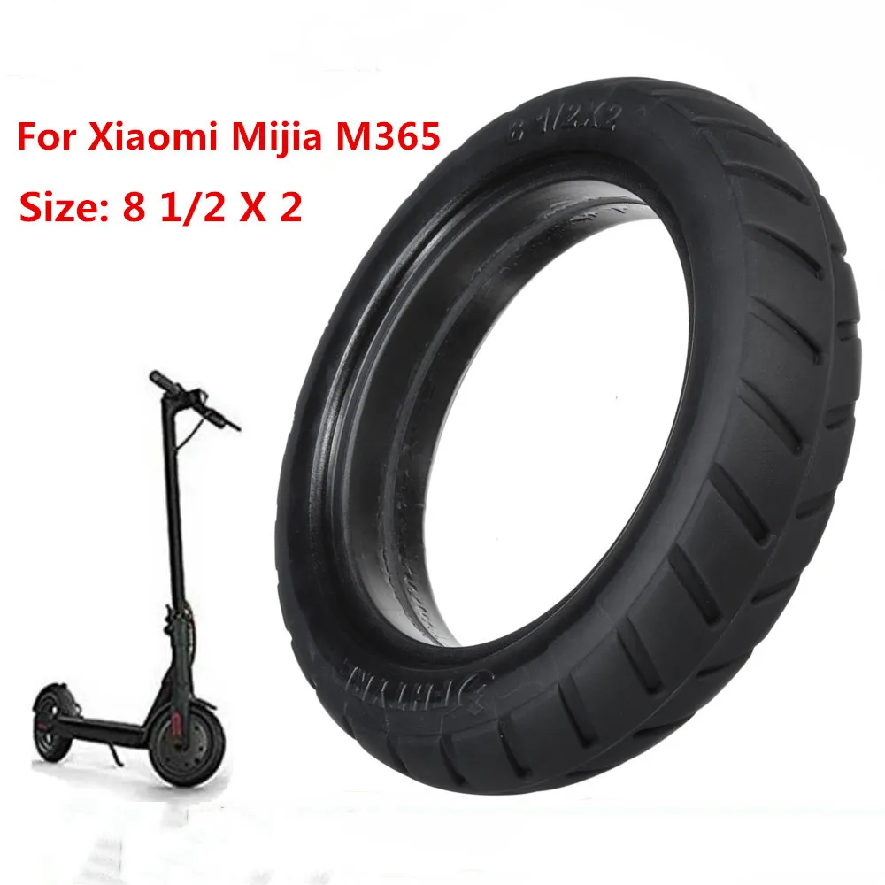 For Xiaomi Mijia M365 Electric Scooter Tires 8 inches 1/2 Durable Thick Rubber Tyre Wheels Solid Outer Tyres m365 Accessories