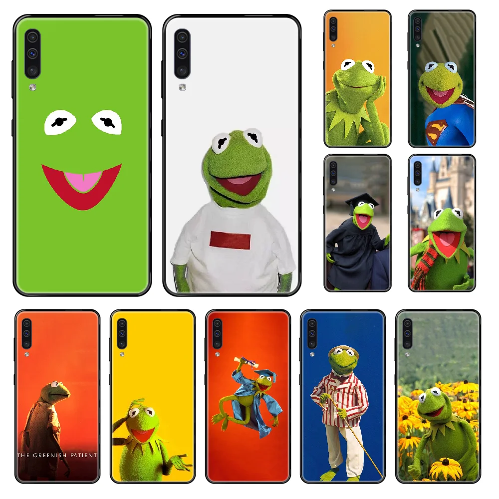 Чехол Muppets kermit the frog для телефона Samsung Galaxy A 3 5 6 7 8 20 40 50 70 71 E S Plus 2016 2017 2018 черный