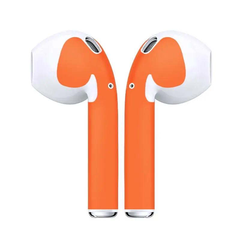 Дропшиппинг тонкая кожа Наклейка для Apple Airpods Air Pods наушники наклейка Наушники Аксессуары 634A