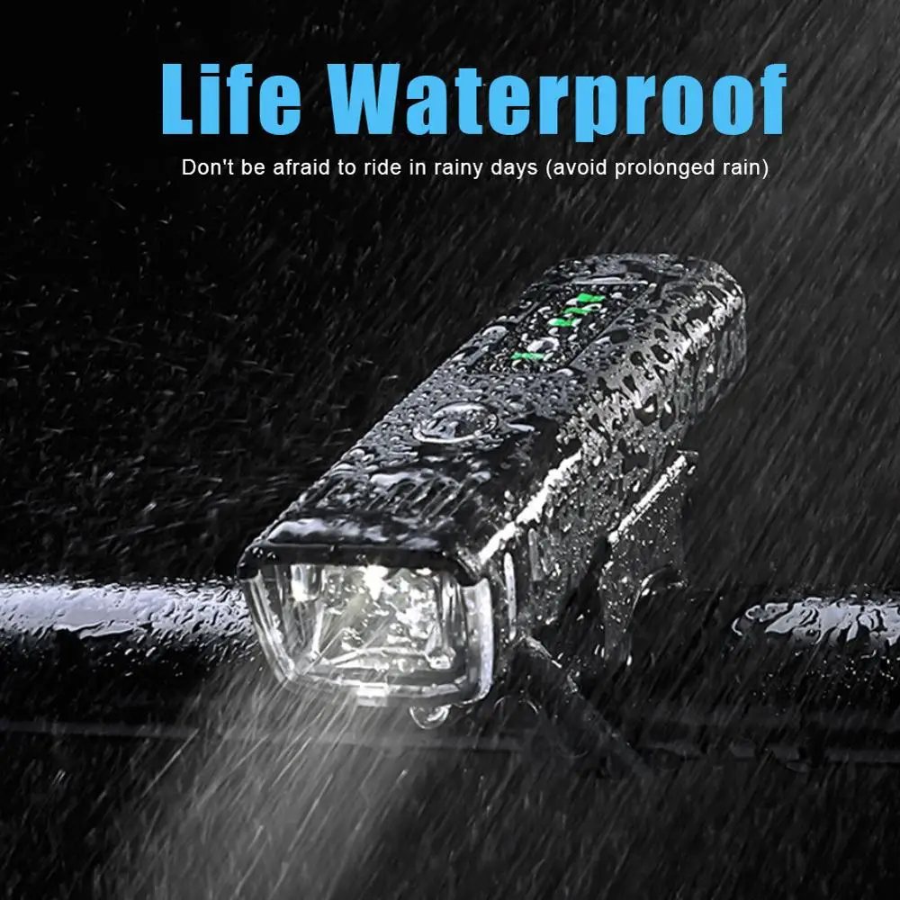 

Bicycle Light Sensor Bicycle Headlight 250 Lumens Mountain Bike Light 35M Bicycle LED Super Bright Flashlight Waterproof Light