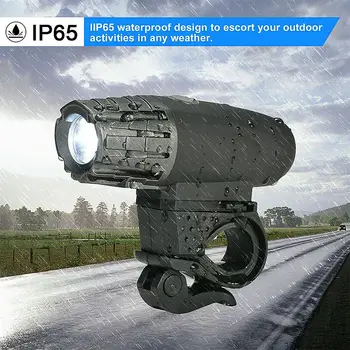 

Bike Light Rainproof USB Rechargeable LED 1200mAh Front Lamp Headlight Ultralight Flashlight Bicycle Light Bicycle Accessories