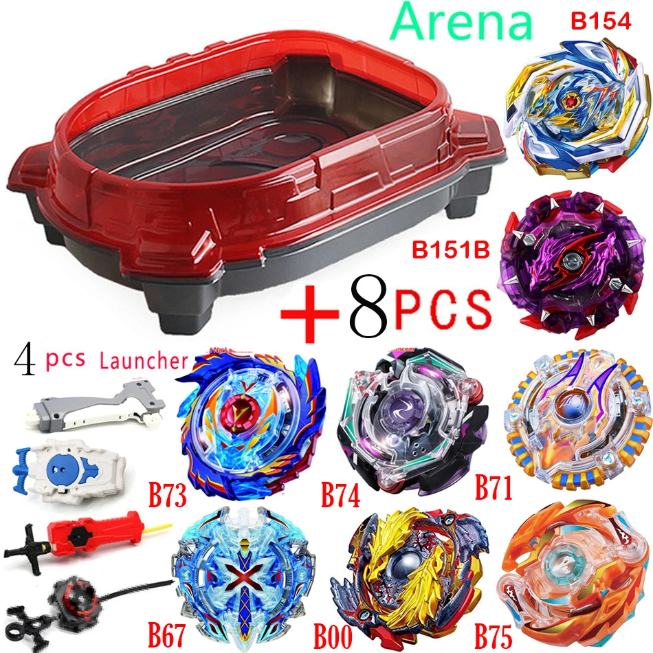 Новый набор волчков Beyblade Tops Арена бэйблэйд пусковые установки волчок металл