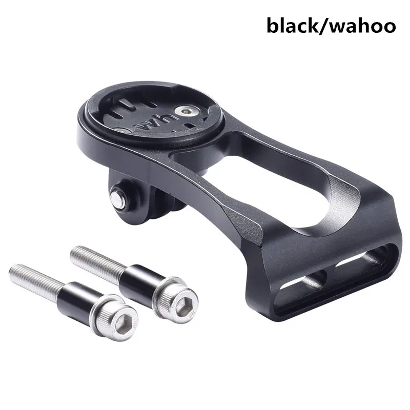black wahoo Горячая набор практичный велосипедный компьютер кронштейн для WAHOO Болт Мини gps удлинитель кронштейн - Цвет: black wahoo