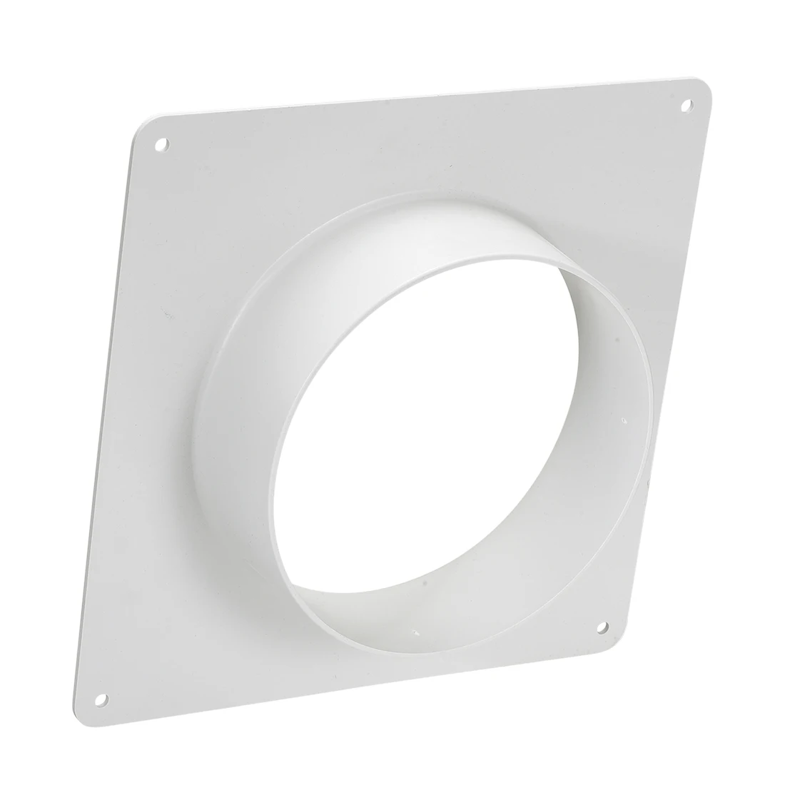 6Inch Duct Connector Flange ABS Plastic Mounting Plate Hose Pipe Adaptor