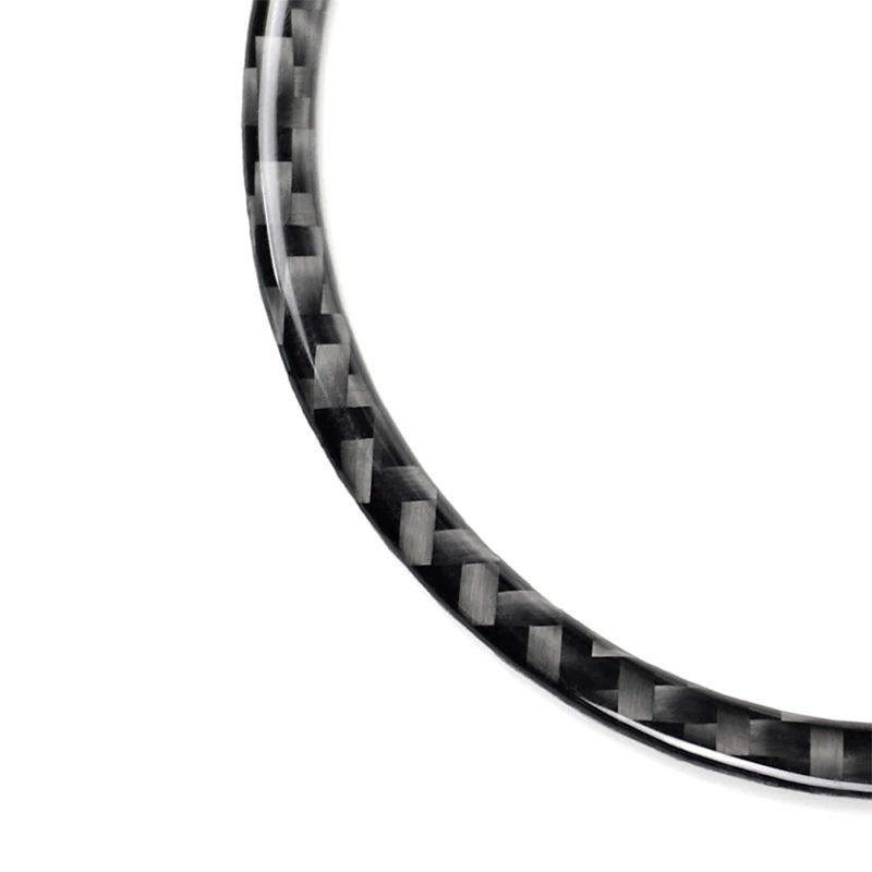 2 шт. для Ford Mustang- углеродное волокно Автомобильный Дверной динамик декоративный круг отделка полосы интерьера 3D стикер