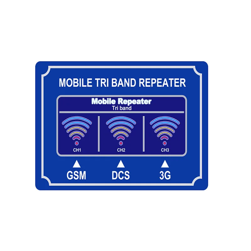 ЖК-дисплей, сотовый усилитель сигнала, трехдиапазонный GSM/DCS/2600LTE ретранслятор сигнала 70dB, панель усилителя сигнала сотового телефона+ антенна LDPA