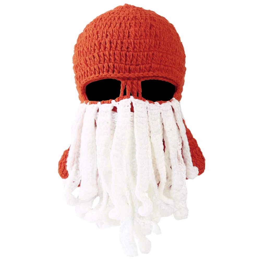 XPeople Мужская голова Варвара шапочка складной Борода Осьминог пират шапки с бутафорскими бородами - Color: C03
