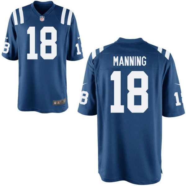 Бежевый Мужские футбольные майки в Индианаполисе#13 TY Hilton#12 Andrew Luck#18 Peyton Manning - Цвет: Бежевый