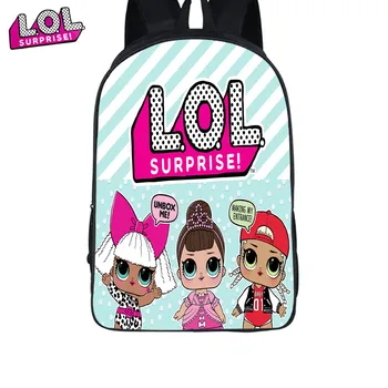 

L.O.L. SURPRISE! Schoolbag Students School Backpack Travel Mochilas Mujer Bookbags for Teenage Girl&Boy Kids Backpack